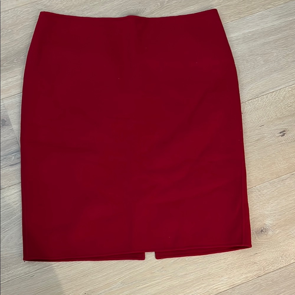 Elegant Red Women's Skirt